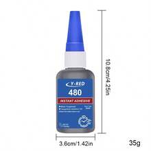 1-3 lọ keo epoxy đen 480, trọng lượng 35g/lọ, khô nhanh, chống thấm nước, chịu nhiệt, thích hợp cho lốp xe, giày dép, cao su, nhựa, kim loại và các dự án DIY. - Nhiều màu - Xem 9