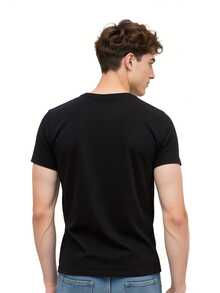 Men T-Shirts - Black - View 5