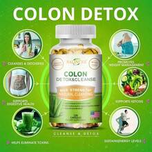 Bcuelov Colon Cleanse Supplement - Premium Formula - With Psyllium To Support Digestive Health, For Men And Women - 120 Softgels - 1瓶 - 查看 3