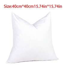 1 Cojín cuadrado blanco para sofá - Un cojín decorativo de sofá de moda, hecho de tela de poliéster suave con textura esponjosa, adecuado para camas y sofás, que agrega comodidad y estilo moderno, cojín decorativo - Blanco - Ver 13