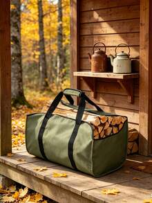Wood Transport Tote Bag, Wood Rack, Extra Large, Suitable For Fireplace, Wood Stove, Firewood, Logs, Camping And Garden Landscaping.,Back To School - Multicolor - View 5