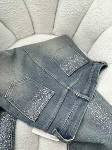 12pcs Rhinestone Hot-Press Stickers, Suitable For DIY Clothing, Jeans, Jackets Decoration - SG-121 - View 9