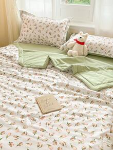 1 chiếc chăn bông cotton giặt mềm, dập nổi bằng sóng siêu âm, chăn thoáng khí, chất liệu thân thiện với da, thiết kế cỡ lớn AB, nhẹ, mềm mại, thoáng mát, cảm giác như không mặc gì, ngủ không bị gò bó, thấm hút mồ hôi, chăn mỏng cho mùa hè, chăn in họa tiết thời trang, thích hợp trang trí phòng ngủ gia đình, đồ dùng đám cưới, trang trí phòng ngủ ngày Valentine, quà tặng lễ Phục sinh, quà tặng ngày của Mẹ, thích hợp cho mọi mùa. - Màu xanh Ô liu - Xem 9