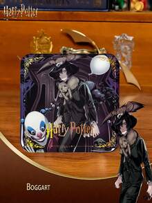 Bộ 1 huy hiệu vuông chủ đề Thế giới Phép thuật Harry Potter, ghim cài áo hình nhân vật phong cách Anime – Ghim cài áo sưu tầm ma thuật với họa tiết khắc laser bạc, huy hiệu bằng thiếc chủ đề Thế giới Phép thuật, thiết kế cảnh nhân vật. - Xem 14