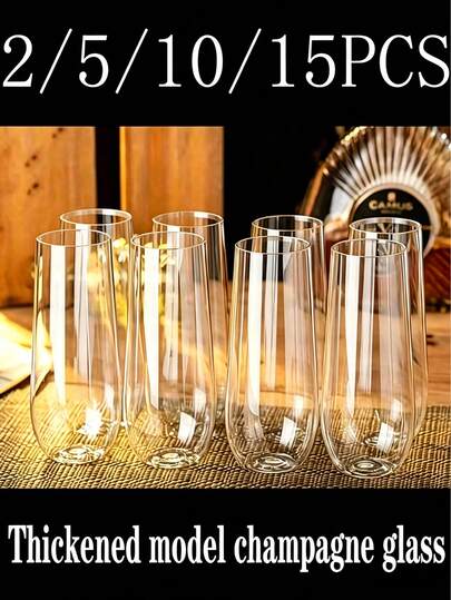 Bộ 2/5/10/15 ly nhựa trong suốt 9oz (khoảng 237ml), thích hợp đựng nước, nước ép, cocktail, rượu vang và các loại đồ uống tráng miệng. Tuyệt vời cho các bữa tiệc sinh nhật, đám cưới, lễ hội, Halloween, Giáng sinh và Năm mới [Có thể tái sử dụng]