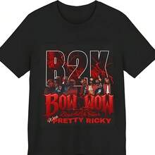 B2K Born Again Tour Tee _ Pretty Ricky Graphic T-Shirt - Black - View 1