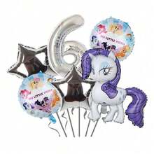 Hasbro 主题数字生日铝箔气球套装，生日派对装饰 - 查看 8