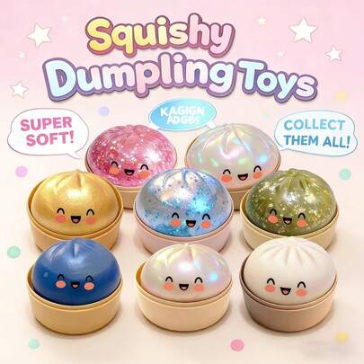 Schylling 1pc Squishable Food Stress Relief Toys: Colorful Mini Bread Squeeze Balls, Slow Rebound Anti-Stress Gadgets, Realistic Bread Dough Balls, Stretchable Sensory Desktop Toys, Relieve Anxiety, Office Relaxation, Home Decor | Best Gift For Family And Friends