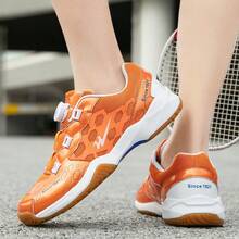 Giày tennis cổ thấp unisex nhẹ, thoáng khí, thời trang cổ điển, chống trượt, bền bỉ, thiết thực cho học sinh, thanh thiếu niên tập luyện ngoài trời. - trái cam - Xem 4