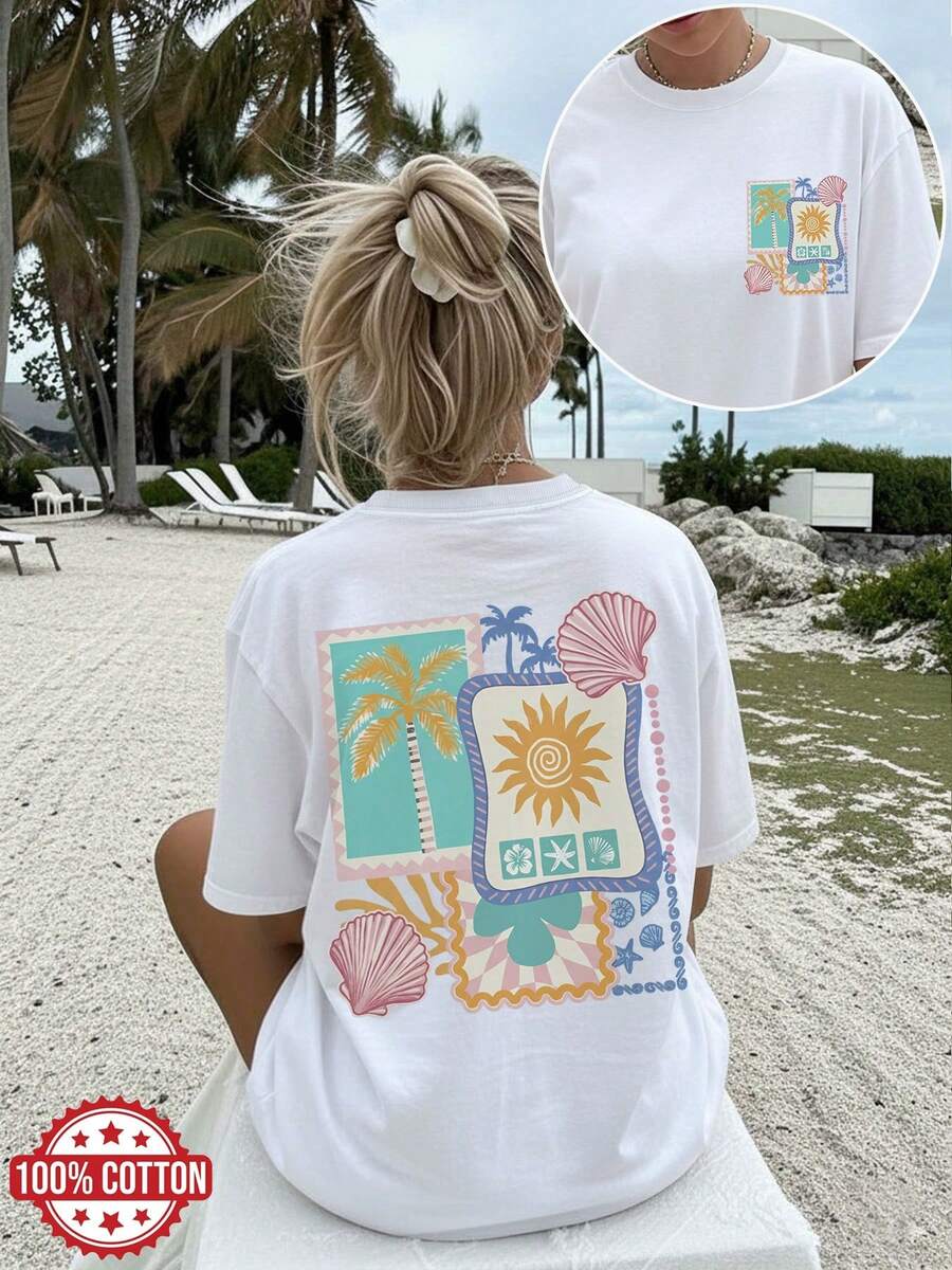 Women T-Shirts - White - View 1