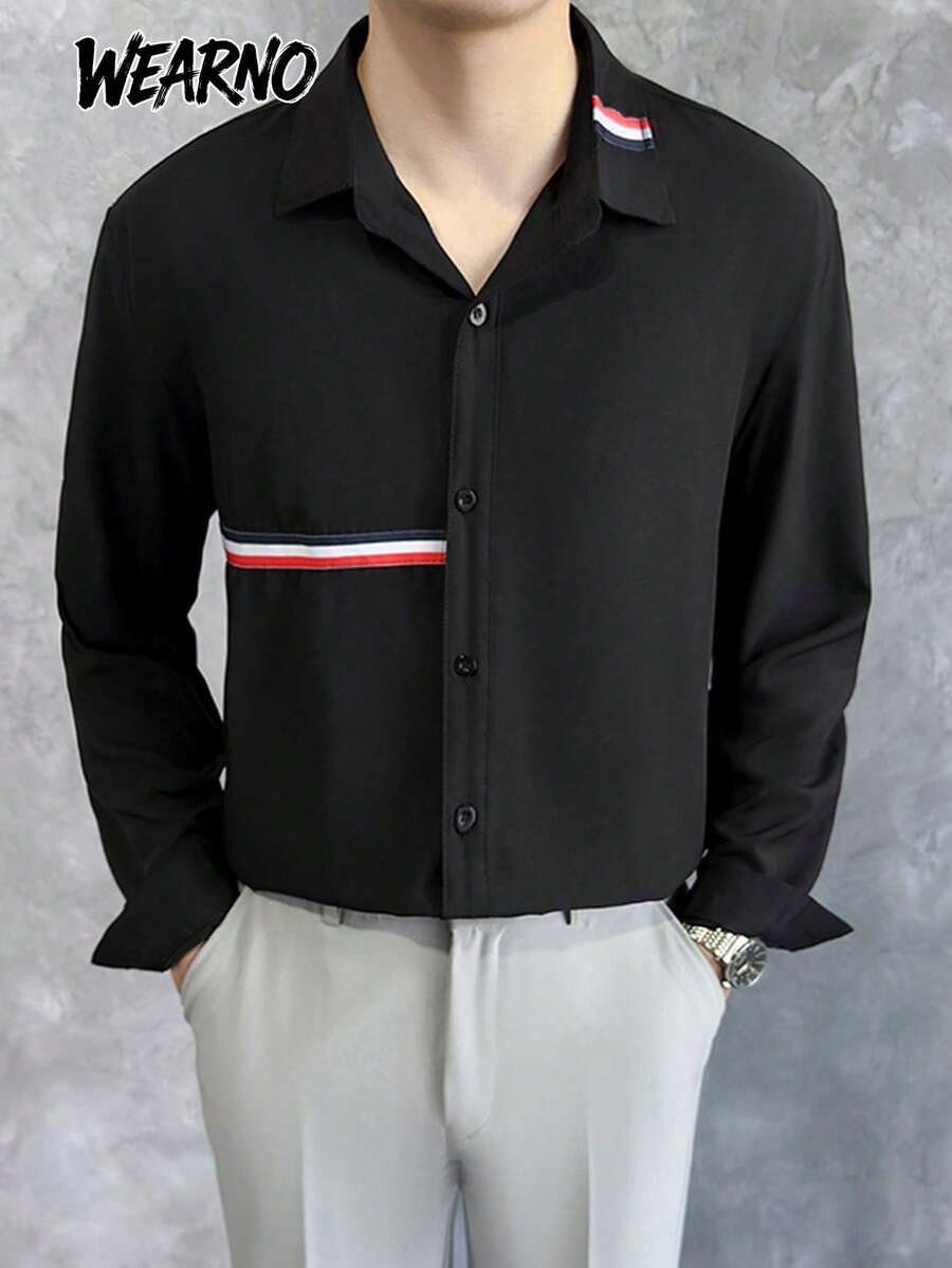 Men Shirts - Black - View 1