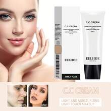 Primer Facial Pre Maquillaje Crema Aislante, Ligera e Hidratante, Unifica el Tono de Piel, Disimula Poros, Controla Grasa, Larga Duración del Maquillaje para Todo Tipo de Piel - Base de maquillaje/Blanco marfil - Ver 8