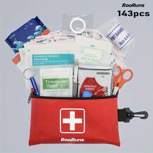 143/150/373pieces Of Ultimate Tactical Rescue Kit-Essential Outdoor Emergency Survival Equipment, Rescue Kit With Tourniquet, Scissors,Whistle,Etc.-Portable And Durable, Suitable For Hiking, Camping, Hunting, Car, Yacht And Travel-Ideal Gift For Men. - Multicolor - View 13