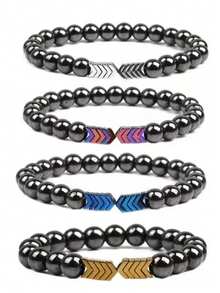 Vòng tay unisex giúp tăng cường hệ miễn dịch, giảm đau do viêm khớp và hội chứng ống cổ tay, vòng tay giảm cân bằng liệu pháp từ tính, thúc đẩy tuần hoàn máu. - Nhiều màu - Xem 2