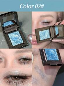 This Luxurious Solid Color Eyeshadow Palette With Glitter And Highlighter Features A Delicate, Soft, Natural Texture That Is Waterproof And Sweatproof. Perfect For Creating Sophisticated Or Bold Eye Makeup Looks. A Must-Have Gift For Music Festivals And Parties. - 彩色 - 查看 11