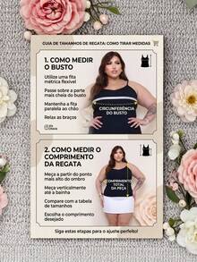 Kit 2 Regata Sammy Lisa Feminina Plus Size Alça Fina Sem Bojo Viscolycra E Tecido Confortável E Leve - Preto - Visão 12