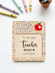 1 hộp đựng giấy ghi chú bằng gỗ tùy chỉnh, in chữ theo yêu cầu, quà tặng giáo viên cá nhân hóa, quà tri ân giáo viên, quà cuối năm, quà tặng tên giáo viên cá nhân hóa, quà tri ân giáo viên, quà tựu trường. - Nhiều màu - Xem 21