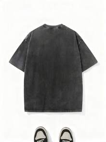 Plain Muse  Black T-Shirt For Men Featuring The Charvel Guitar Logo By Jackson/Charvel, Perfect Casual Wear For Music Enthusiasts And Rock Aficionados XF6Y - 黑色 - 查看 2