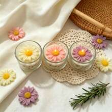 1 nến sáp đậu nành hương hoa Daisy Story, nến thơm tạo không gian ấm cúng cho phòng ngủ, quà tặng cho bạn gái, đồ trang trí bàn làm việc phong cách Ins, liệu pháp thư giãn bằng hương thơm. - 1PC - Xem 6