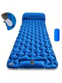 Ultra-Lightweight Inflatable Camping Mat, Sleeping Pad With Built-In Pump And Pillow - Perfect For Camping, Outdoor, Beach, Hiking, Outdoor Adventure, Inflatable Beach Bed, Pool, Gift For Friends, Mother's Day Gift - A - View 16
