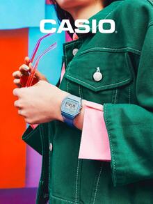 Casio F-91WS-2 Transparent Blue Jelly Watch Digital Retro Alarm Chronograph Water Resistant Cute Aesthetic Watch Women Girls Y2K Fashion Wristwatch for Party Beach Vacation Shopping Travel Summer Gift Girlfriend - 淺藍色 - 查看 4