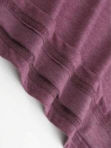 Casual Women's Cotton Round Neck Tank Top Regular Sleeve Summer Daily Wear - Màu Hồng  Dưa hấu - Xem 7