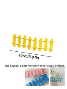 Bộ 6 hàng rào gỗ mini, rào chắn trang trí ngoài trời, bền chắc, cạnh nhẵn, thích hợp cho làm vườn và cảnh quan thu nhỏ, dễ lắp ráp, tuyệt vời cho khu vườn cổ tích và chủ đề cảnh quan thu nhỏ, món quà trang trí nhà lý tưởng cho Ngày Valentine, Ngày Cá tháng Tư, Lễ Phục Sinh dành cho gia đình và bạn bè. - A - Xem 6