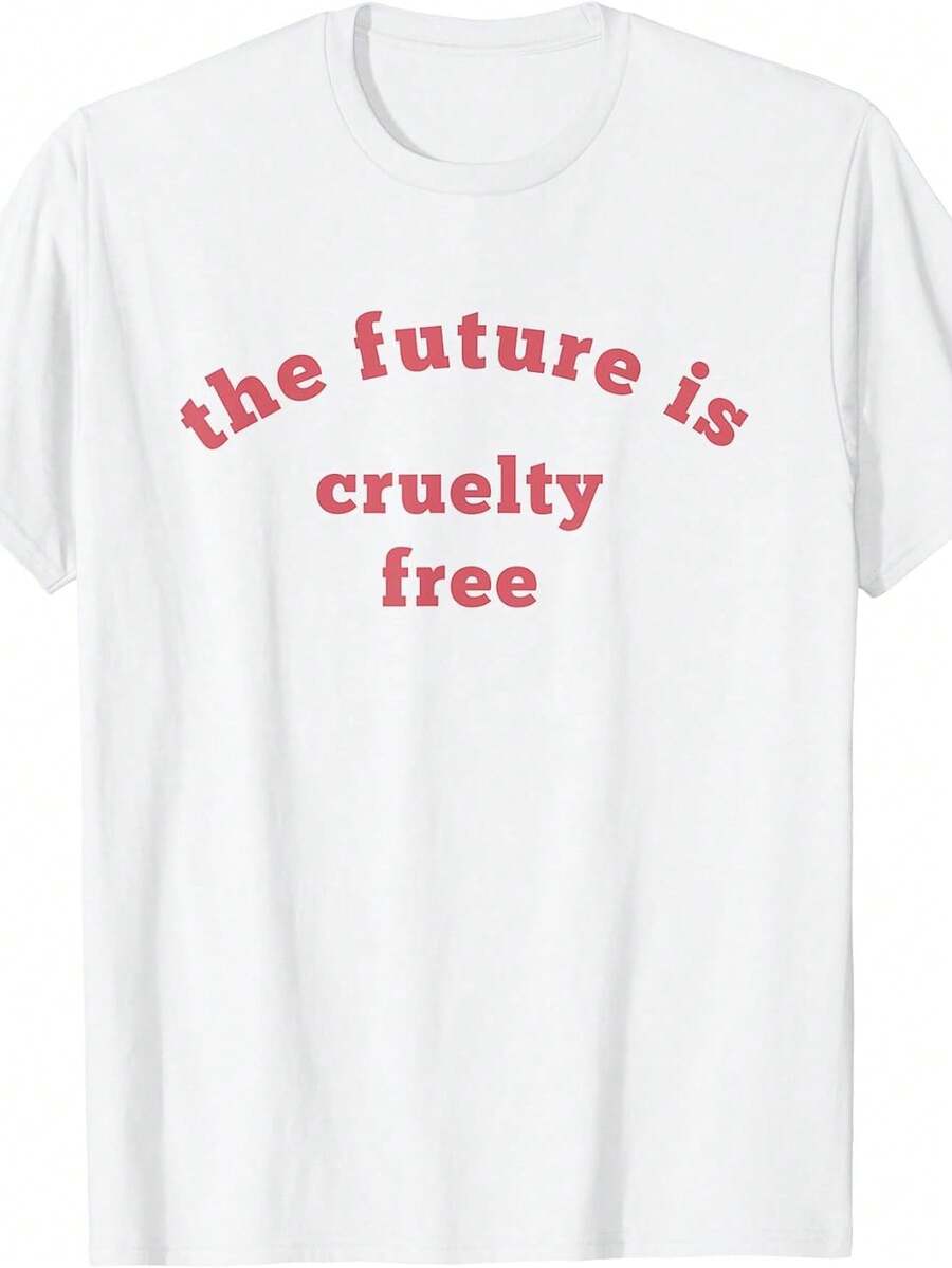 Cruelty-Free - Vegan T-Shirt - White - View 1