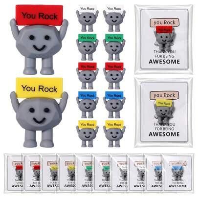 6pcs "You're Awesome" Mini Decor - Positive Motivational Gifts, Inspiring Stone Decorations, Party Supplies, Stone Decor, Gift Bag Fillers And Rewards. Great For Family, Coworkers, Employees, Teachers, Friends, Birthday Encouragement Gifts, Room Decor And Office Desk Decor.