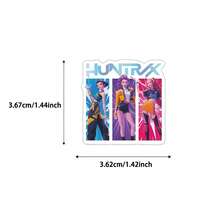 90 miếng dán K-Pop D EmonHunters đôi, 900 miếng dán PVC chống thấm nước hình D Emon Hunting Girls, hình nhân vật Rumi hoạt hình, thích hợp dán lên sổ tay và nhật ký. - Nhiều màu - Xem 1
