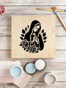 Reusable Washable Rose Painting Template, Suitable For DIY Creation, Fabric, Paper, Canvas, Art Design, DIY Religious Projects - A - View 8