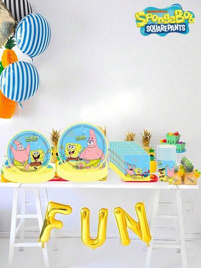 SpongeBob SquarePants SquarePants 1/10/20 Parça Parti Malzemeleri Seti, Kağıt Bardaklar, Peçeteler, Masa Örtüsü ve Tabaklar İçerir, Parti Dekorasyonu ve Atmosfer Yaratmak İçin Uygundur. Aile Toplantıları, Açık Hava Partileri, Doğum Günü Partileri, Gece Kulübü Etkinlikleri, Piknik Kampları, Mezuniyet Törenleri, Düğün Kutlamaları ve Okula Dönüş Etkinlikleri İçin Uygundur.