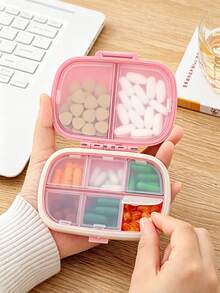 Hộp đựng thuốc in chữ "Medicine Bag", hộp đựng thuốc du lịch có ngăn, hộp đựng thuốc kín di động, hộp đựng thuốc chống ẩm, hộp đựng thuốc hàng ngày, vật dụng thiết yếu cho việc uống thuốc hàng ngày, hộp đựng thuốc có thiết kế 8 ngăn. - Nhiều màu - Xem 3