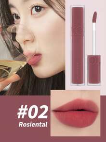 Rom&Nd Blur Fudge Tint #02 Rosiental 5g 1支 奶油柔焦霧面唇釉 低調溫柔玫瑰色 平面刮板刷頭 易暈染 持久 日常辦公妝容 適合所有膚色 - 02 玫瑰豆沙 - 查看 1