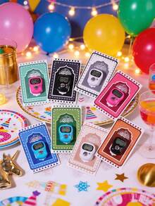 8 pièces/paquet Cartes décoratives, décorations, minuterie, cartes de vœux, papiers décoratifs pour bonbons pour la fête d'Aïd al-Adha, Aïd Moubarak - Voir 5