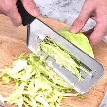 2pcs/Set Double-Blade Vegetable Knife, Slicer, Cabbage Shredder, Peeler, Small Kitchen Tools, Fruit & Vegetable Cutter - Multicolor - View 6