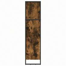 vidaXL Bibliothèque Chêne Fumé 60 x 30 x 121 cm Bois d'ingénierie - Tabac - Voir 6