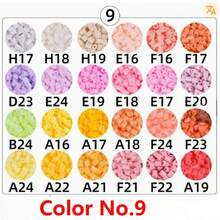 24 Colors/12000pcs, 2.6mm Fuse Beads Refill Pack, Fuse Bead Handmade Pixel Art DIY Puzzle 3D Puzzle DIY Ironing Beads Craft - Pink - View 1