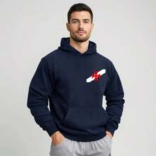 Vasco Da Gama Sweatshirt Premium Cotton Winter Jacket BT979 - 海軍藍 - 查看 4