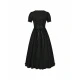 Drawstring Dress - Black
