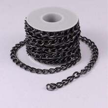 5m-1m Aluminum Chain, Metal Chain Accessories For Clothing, Bags, Jewelry DIY, Tags, Door Signs, Advertising Hanging, Available In Gold, Silver, Black - Chain - View 6