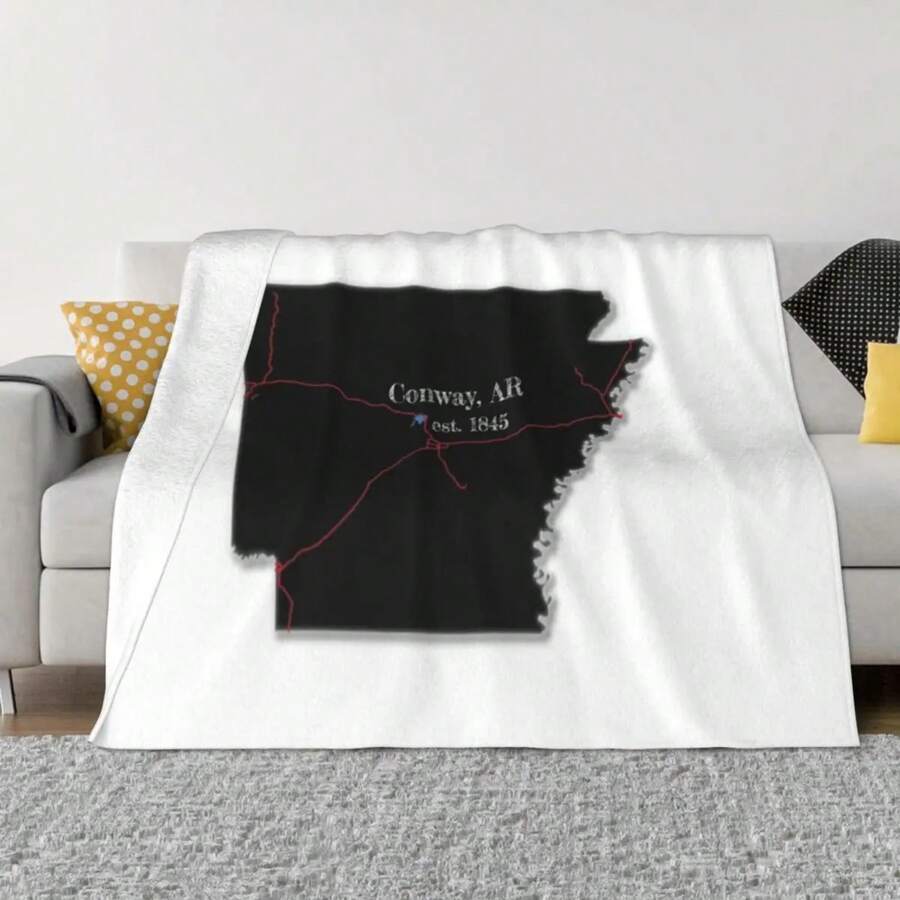 Copy Of Geometric Panda Drawing An Ultra-Soft Micro Fleece Blanket - 1 - View 1