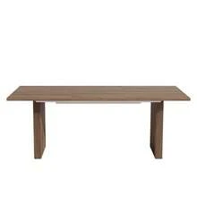 Extendable Dining Table 140/200 X 90 Cm, Suitable For 6-8 People, Rectangular Tabletop, Reinforced Tabletop, Simple Style Extendable Dining Table, Oak Color. - Brown - View 8