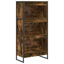 vidaXL Bibliothèque Chêne Fumé 60 x 30 x 121 cm Bois d'ingénierie - Tabac - Voir 2