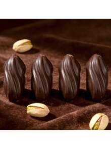 4-Cavity Silicone Chocolate Mold, Shaped Like Pistachios, Mousse Cake Baking Mold, Baking Tool, Party Dessert Baking Supplies - View 8