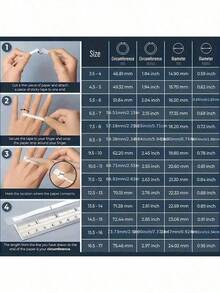 Unique Three-Ring Design Square Cubic Zirconia Decor Women's Ring - Multicolor - View 3