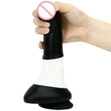 8.6" Horse Dildo  Silicone Huge Monster Dildo With 2 Knots Giant Anal Dildo XL Thick Massager Wand With Strong Suction Cup Animal Dildos Adult Sex Toys For Women Men - Một cỡ - Xem 3