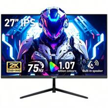 Gawfolk 24.5"/27"/32"/34" Ultra-Fast 165Hz Gaming Monitor – FHD To 4K Curved Display Options, 1ms GTG Response Time, FreeSync, Low Blue Light & Flicker-Free | Computer Monitor For PC Gaming, Esports, Home Office | Anti-Fatigue Eye Comfort + VESA Mountable | Ideal Father's Day & Graduation Gift | [Monitor, Gaming Monitor, Computer Monitor, PC Monitor, Portable Monitor, TV Alternative] - 美規A型插(110-127V) - 查看 17