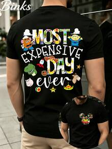 Toy Story Most Expensive Day Ever Shirt, Disney Family Vacation Tee, Disney Dad Shirt - màu đen - Xem 1