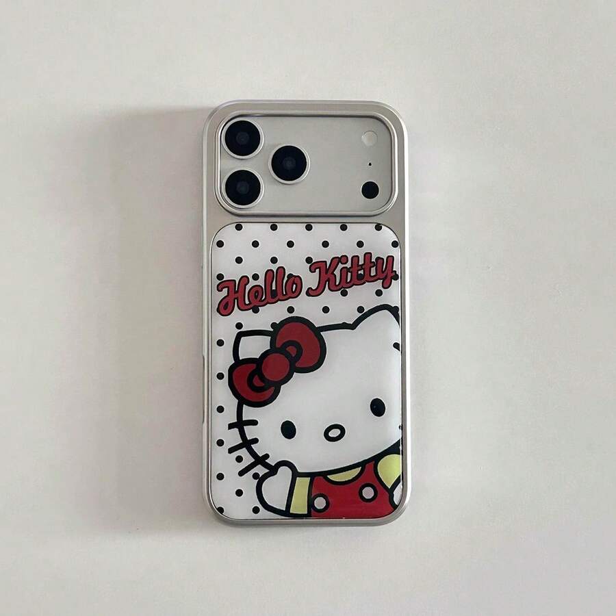 1个全新SANRIO即时大窗口韩版Hello Kitty蝴蝶结优雅手机壳，兼容 17、17 Pro、17 PM、16、16 Pro、16 PM、15、15 Pro、15 PM、14 Pro Max、14 Pro、14、13 Pro Max、13 Pro、12 Pro Max、12 Pro、11、11 Pro Max、SE卡通少女风手机壳 - 彩色 - 查看 1